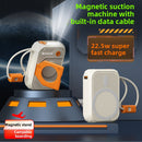 Mini built-in cable mecha power bank