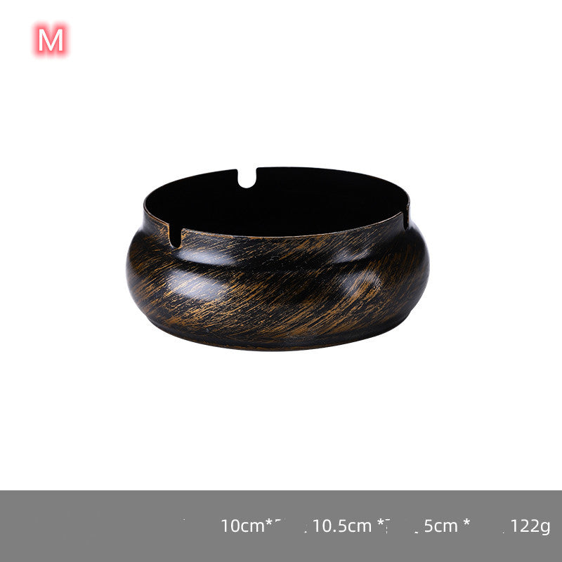 Iron Ashtray Anti Fly Ash Bar Creative Personality Trend Consumer