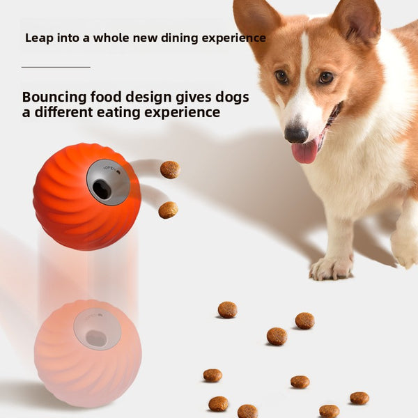 Electric Pet Food Dispensing Ball Interactive Dog Toy