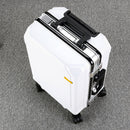 Aluminum Frame Trolley Case with USB Port and Combination Lock