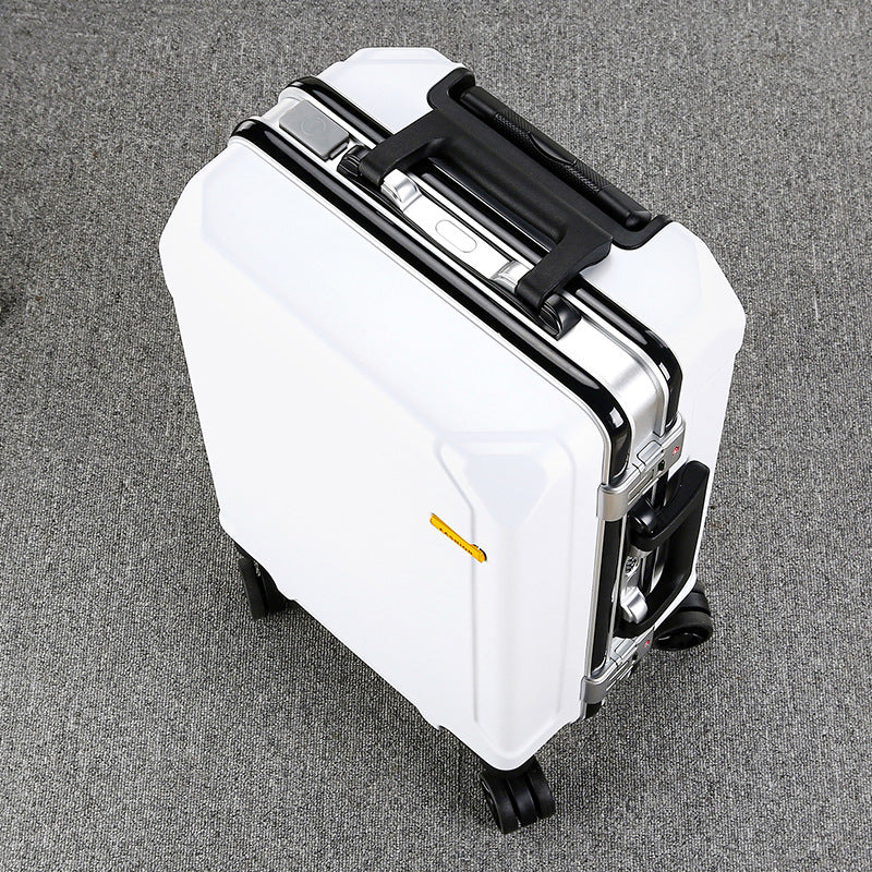 Aluminum Frame Trolley Case with USB Port and Combination Lock