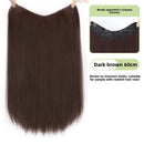 A light and thin faux seamless wig