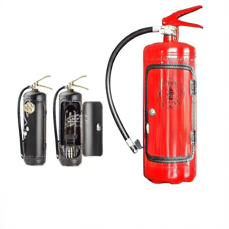 Mini Fire Extinguisher Wine Cabinet Decoration Iron Ornament