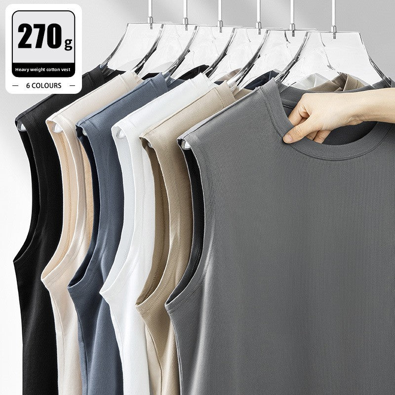 Cotton Sleeveless T-shirt