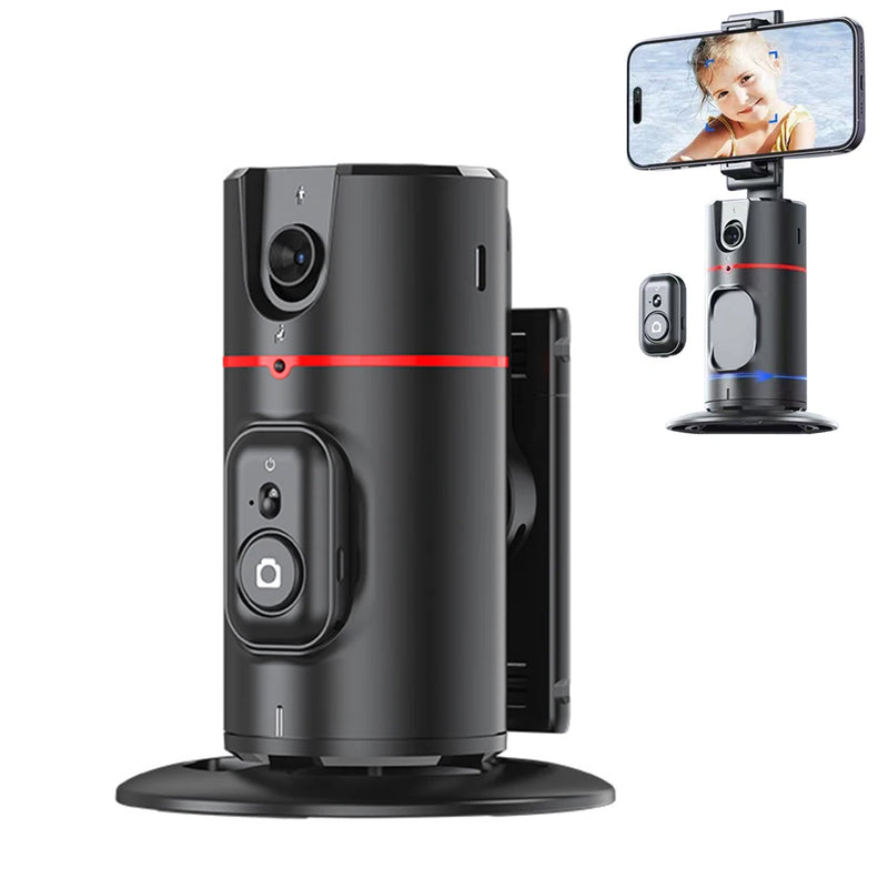 360 Auto Face Tracking Gimbal Auto Tracking Phone Holder Smart Selfie Gimbal Stabilizer with Gesture Control - TrendTrove
