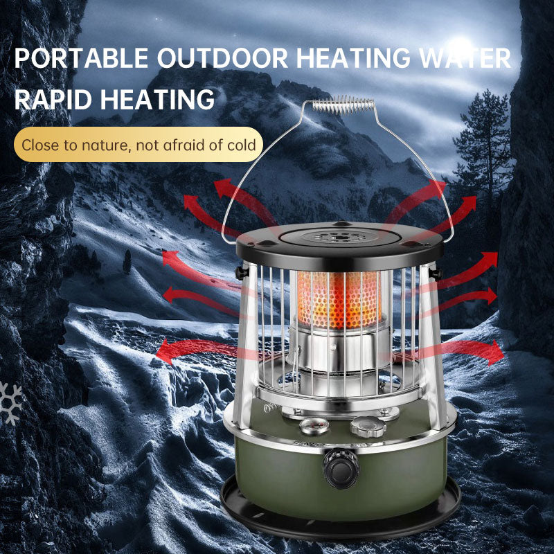 Kerosene heating stove can lift outdoor camping camping ice fishing household portable diesel kerosene fire stove - TrendTrove