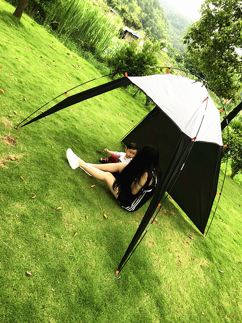 Pop Up Beach Tent Sun Shade Shelter Anti-UV Shelter Fully Automatic Folding Camping Tent - TrendTrove