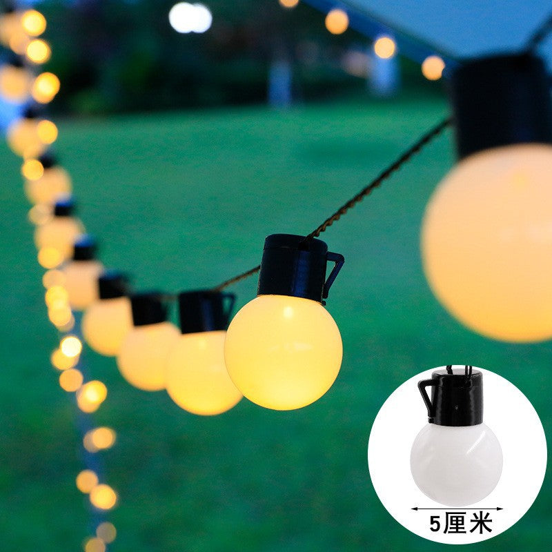 Solar LED Light String Outdoor Waterproof Decorative Camping Lights