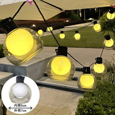 Solar LED Light String Outdoor Waterproof Decorative Camping Lights