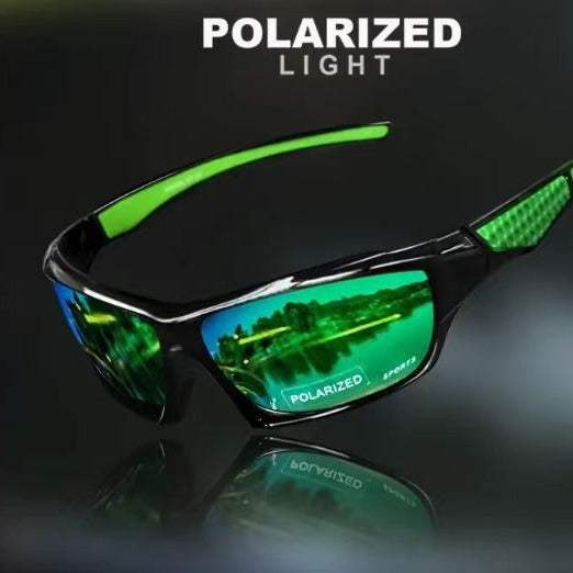 Men's polarized sunglasses and colorful film windshields