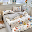 Sábanas minimalistas de algodón puro para el hogar