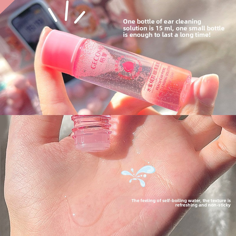 Peach ear hole cleaning liquid