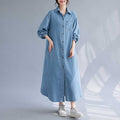Women's Long Sleeve Denim Coat