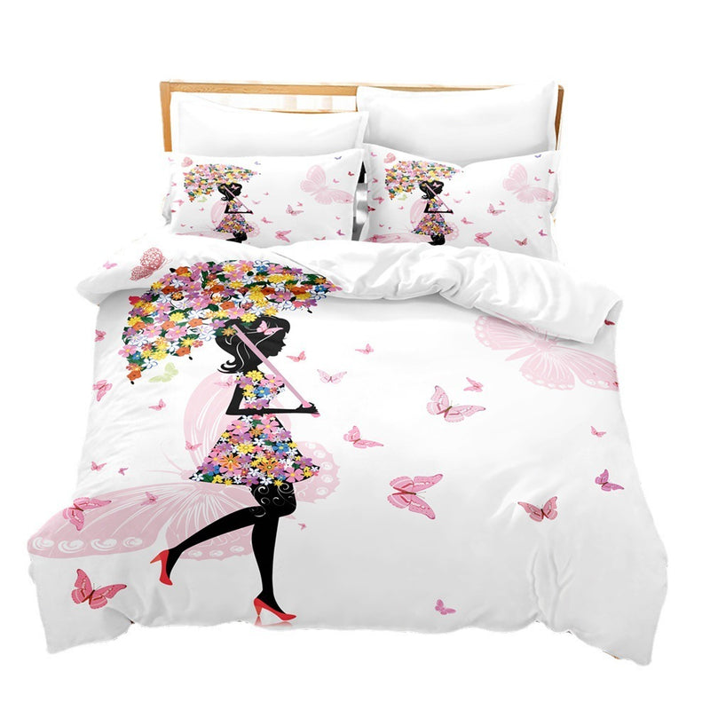 3D Digital Printed Bedding Kit To Customize Bed Sheets And Duvet Covers