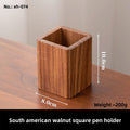 Solid Wood Retro Pen Holder