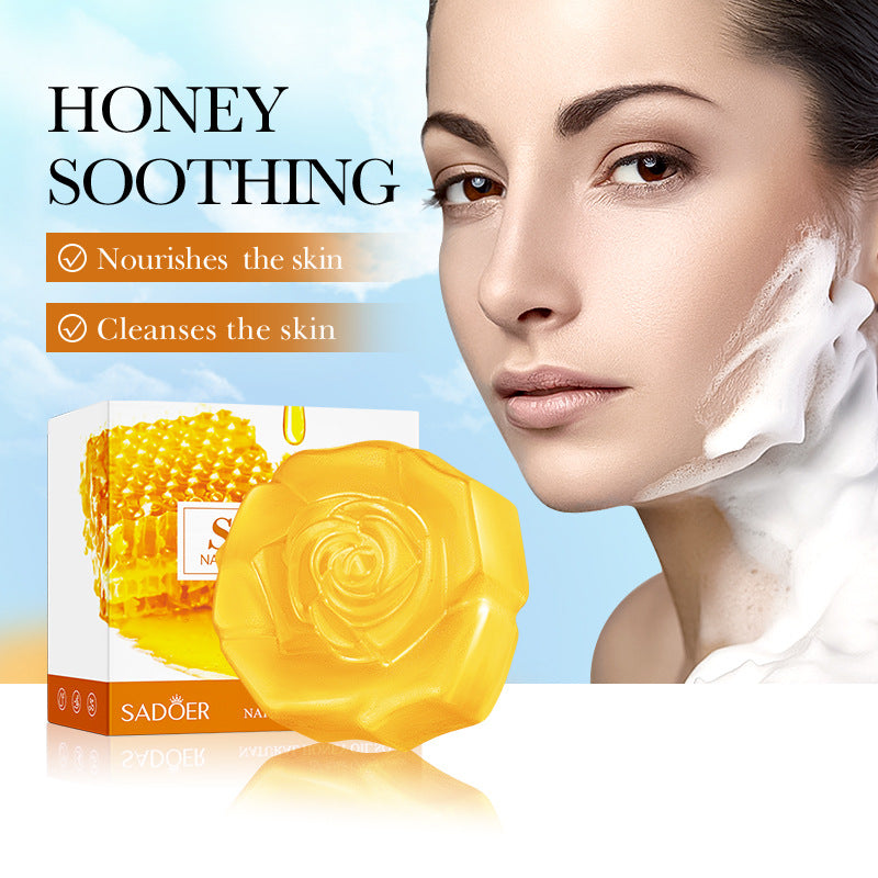 SADOER Natural Handmade Essential Oil Soap with Foaming Net