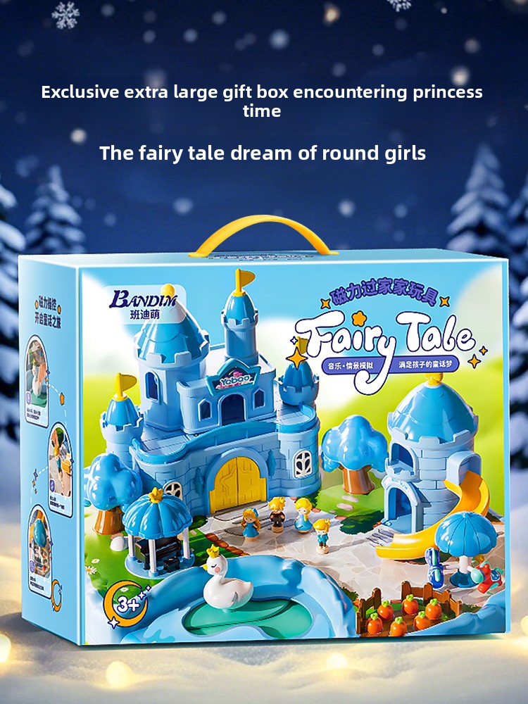 Magnetic Play House Castle