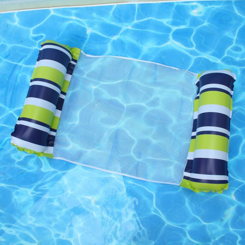 PVC Two-Tube Inflatable Floating Bed for Pool and Water Relaxation