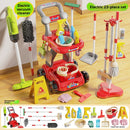 Children play house with mops