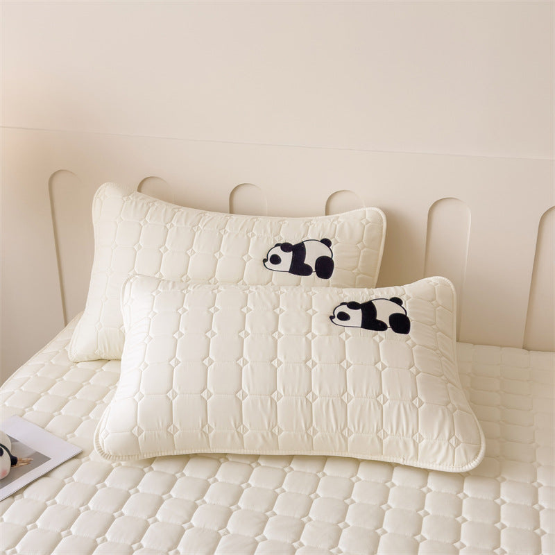 Class a Raw Cotton Soy Fiber Quilted Bed Sheetss All-Inclusive