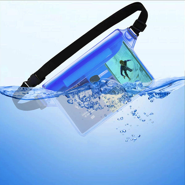 Waterproof bag with belt accessories Keep mobile phone and valuables safe and dry way suitable for boating and swimming