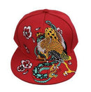 Adjustable Crane Embroidered Baseball Cap