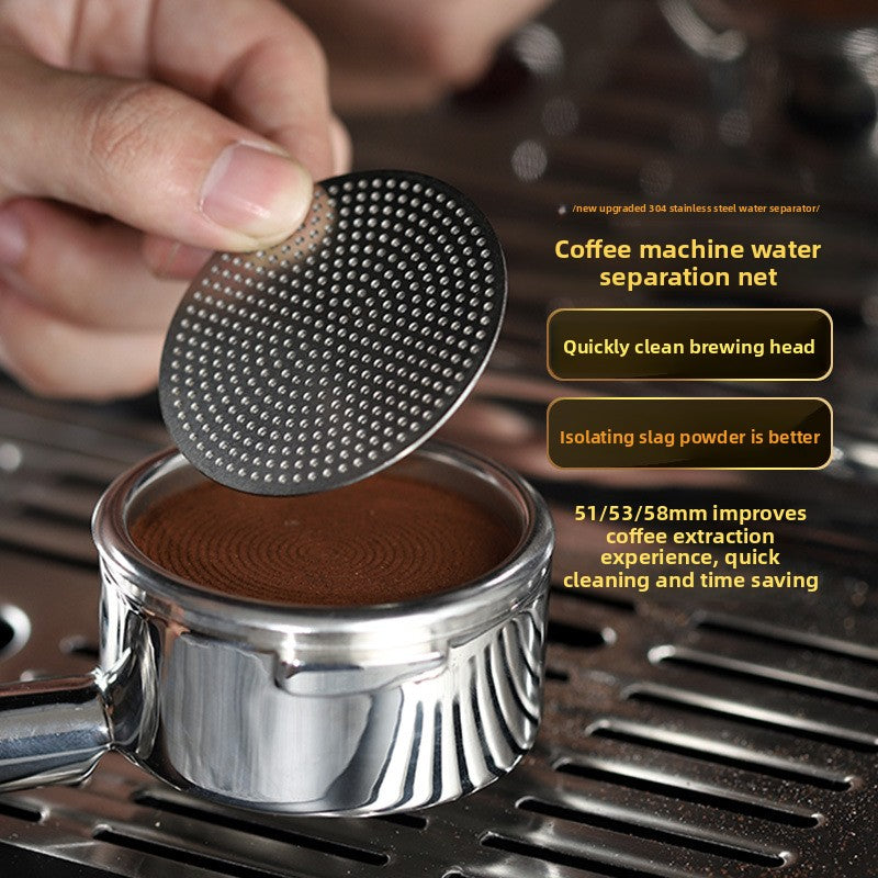 Powder bowl water distribution screen filter