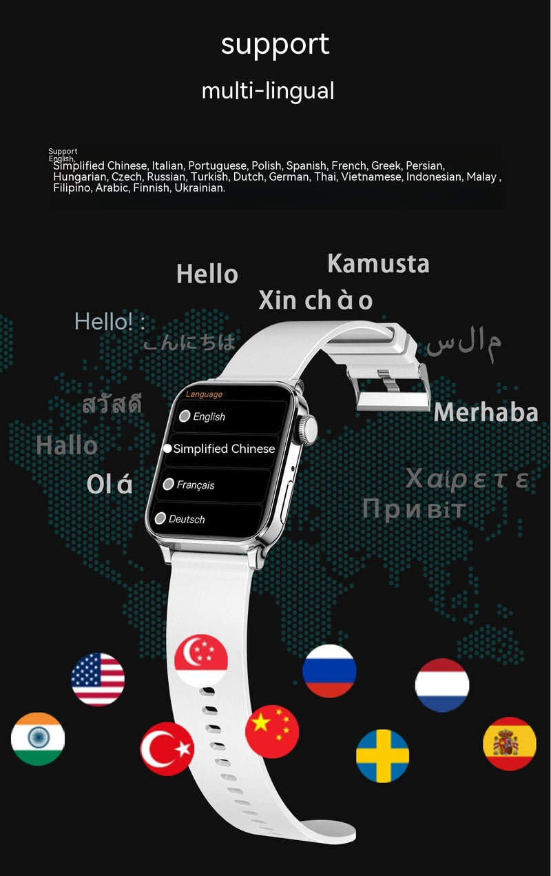 Smart Watch Real-time Sleep Blood Pressure Blood Oxygen Exercise Monitoring Watch Men And Women