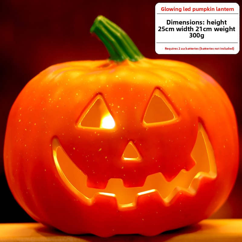 Glowing Halloween Pumpkin Lantern for Decoration