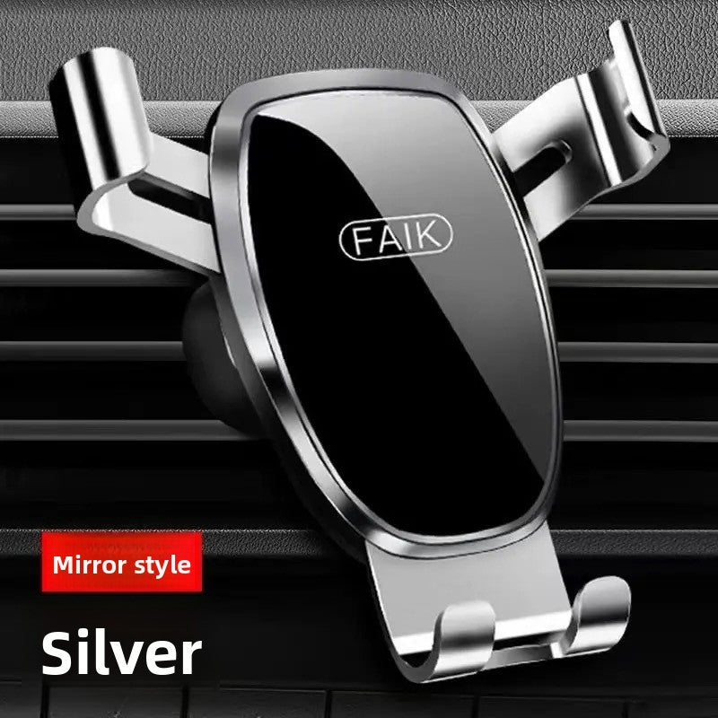 Gravity Car Air Vent Phone Holder Mirror Finish Universal Mount