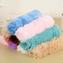 Plush Pet Blanket for Dogs and Cats, Warm Long Hair Indoor Bed Mat