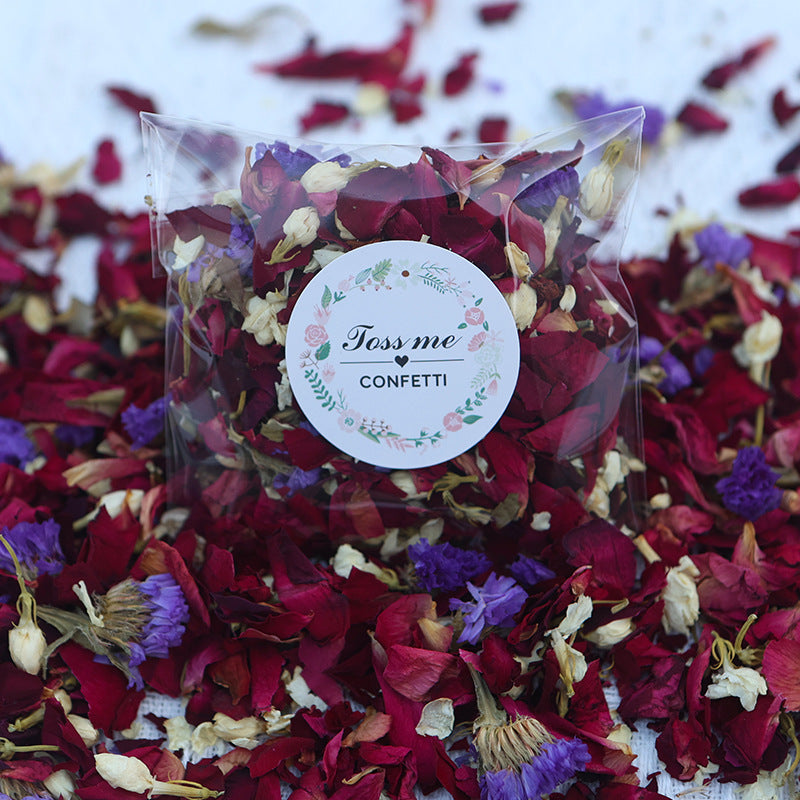 Dried petals confetti wedding party decoration flower spreading