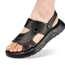 Men's Leather Sandals with Anti-Slip Sole