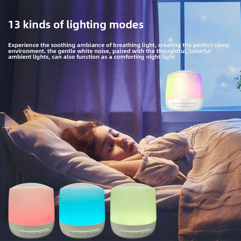 Baby Sleep Aid Lamp with White Noise and Multicolor Light