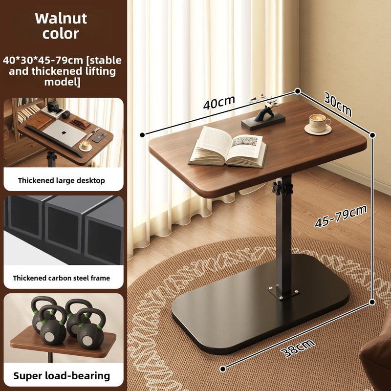 Small table, height-adjustable coffee table and storage rack