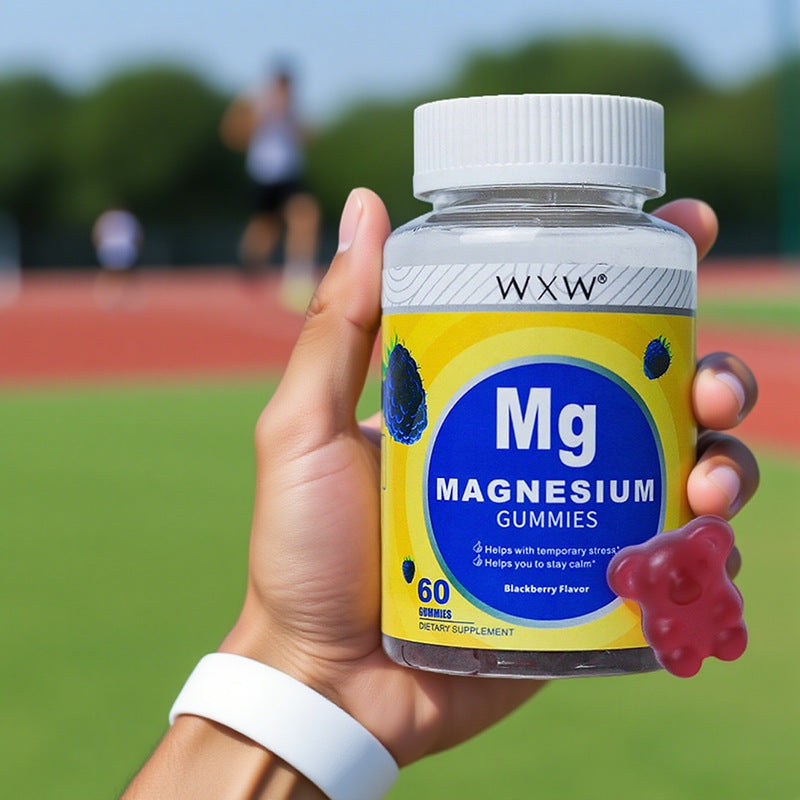 Magnesium Glycinate Gummies Sugar-Free Vitamin Supplement