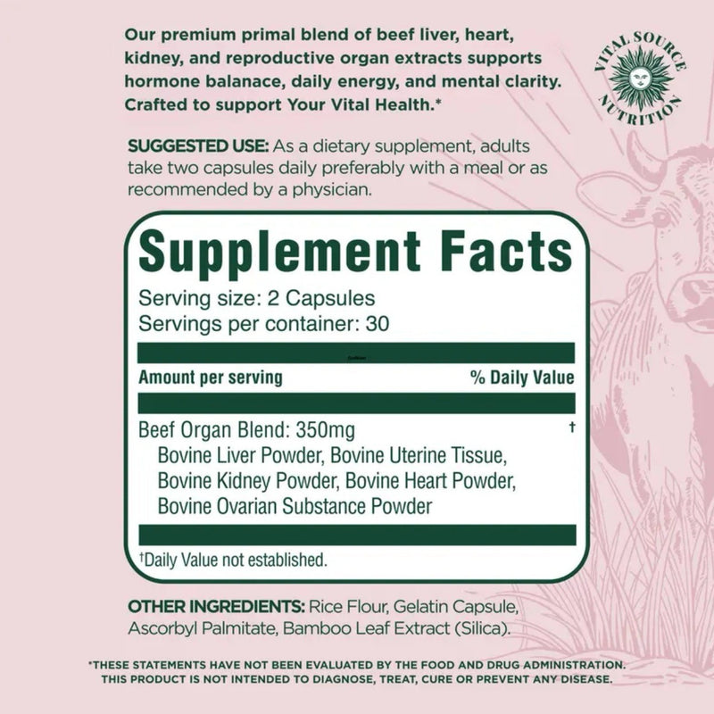 Vital Source Nutrition Primal Health Blend Capsules