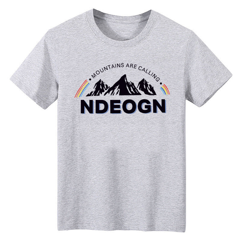 Men's Summer Printed Slim Fit Short Sleeve T-shirt