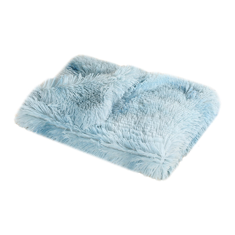 Plush Pet Blanket for Dogs and Cats, Warm Long Hair Indoor Bed Mat