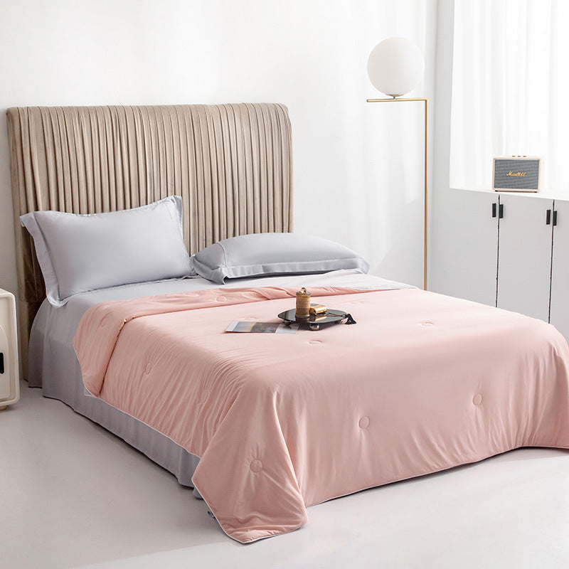 Cooling Fiber Summer Quilt Machine Washable Ultra-Thin