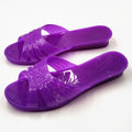 Women's Summer Jelly Bath Plastic Transparent Slippers