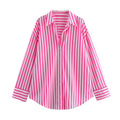 Women's Classic Striped Loose Shirt
