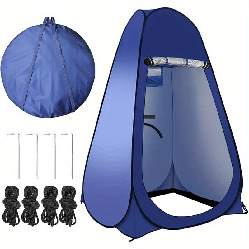 2025 Upgraded Pop-up Shower Tent, Outdoor Sun Protection Changing Room Opens In 10 Seconds, Oxford Cloth Rainproof Sun Protection Coating, Camping Toilet,Cycling Changing Clothes,Beach Shade, Storag