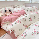 Sábanas minimalistas de algodón puro para el hogar