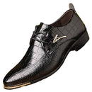 Men's Formal Leather Shoes Business Casual Lace-up Low-top