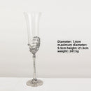 Creative Crystal Wine Glass Set with Ghost Hand Design