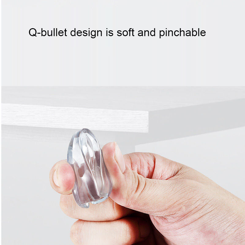 Anti collision angle transparent table corner protector - TrendTrove