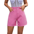 High Waist Loose Casual Women's Denim Shorts