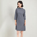 Fashionable Stylish Thin Long Sleeve Dress