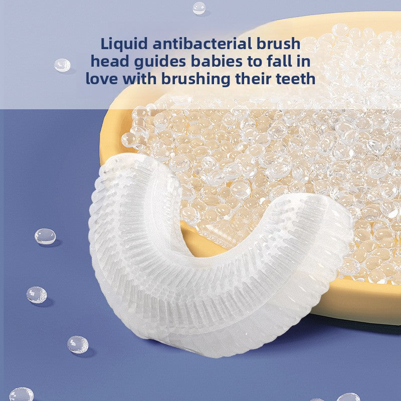 Children's Rechargeable U-Shaped Silicone Electric Toothbrush